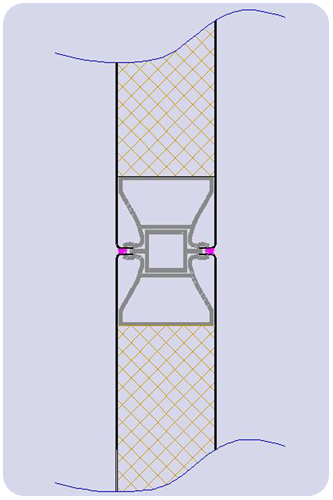 Cleanroomwand DSM60